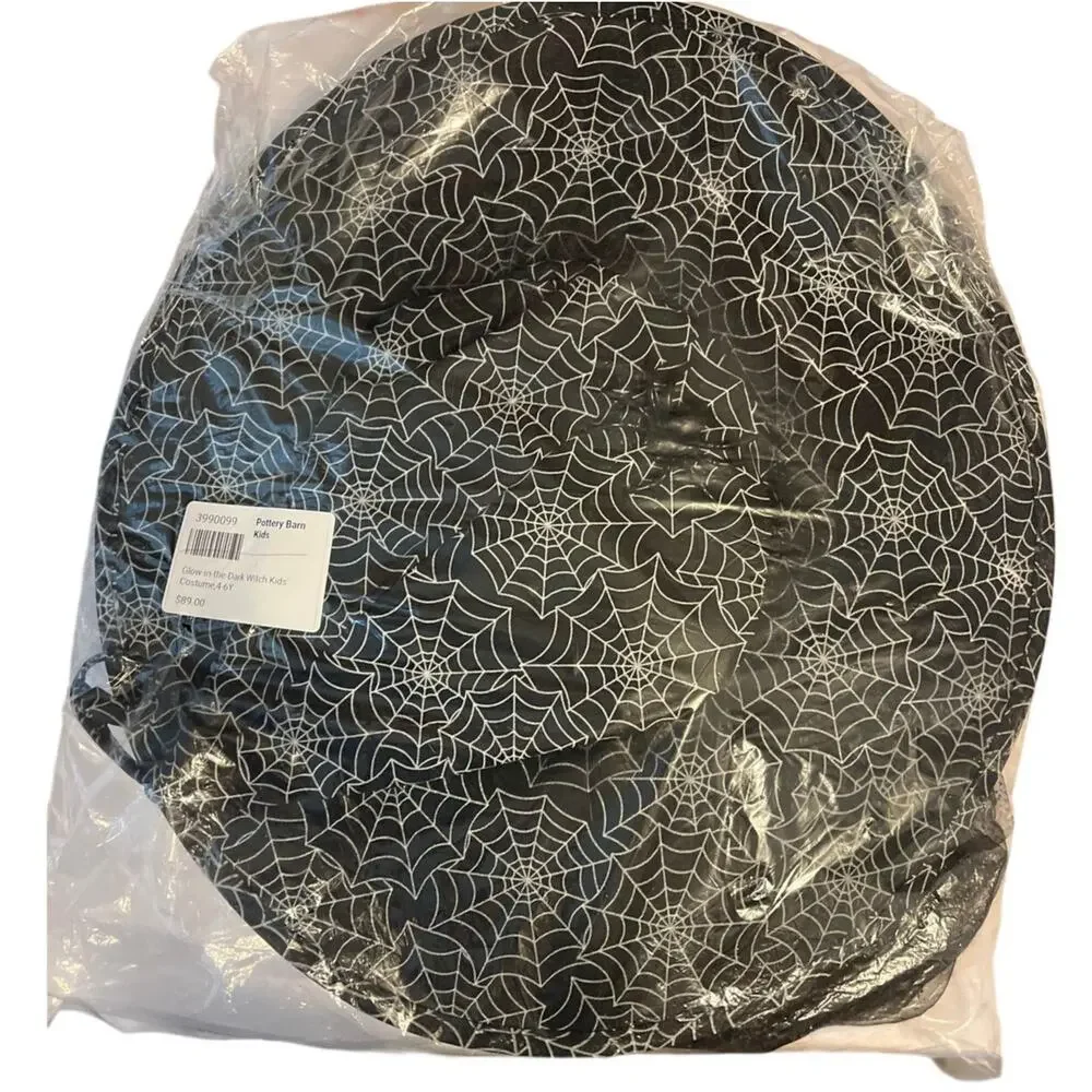 Pottery Barn Glow-in-the-Dark Witch Halloween Costume Size 4-6T